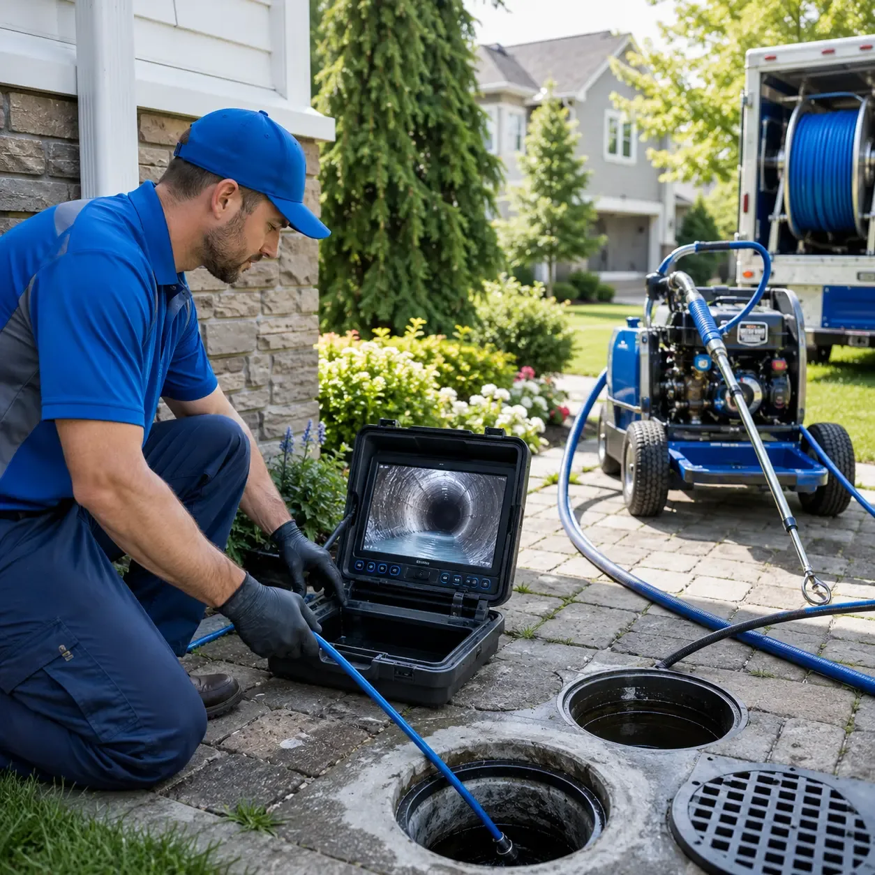 Outdoor drain cleaning professionals serving Pleasant Valley, NY